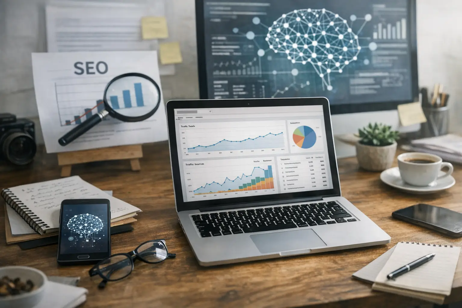 Jak używać AI SEO i zwiększyć ruch na stronie (krok po kroku)